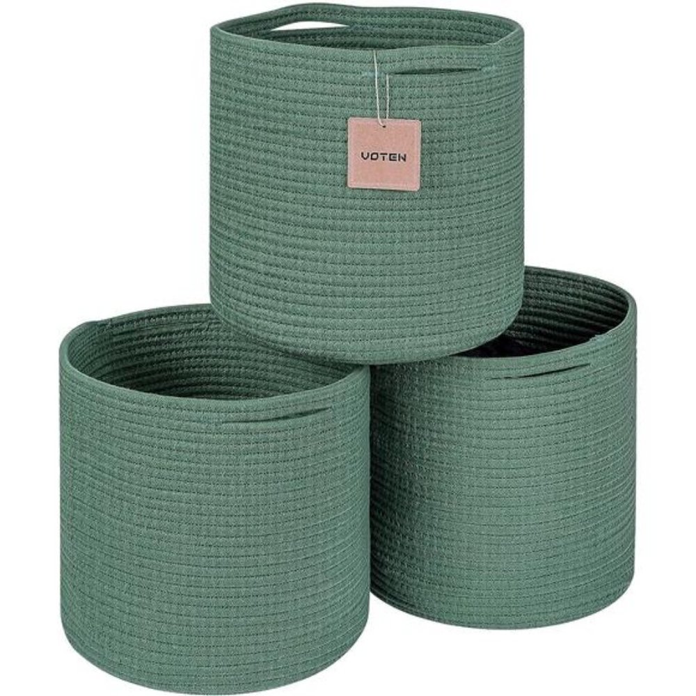 Storage Cubes Baskets Bins Organizer 11x11x11''Fit 12x12''Cube Storage Organizer